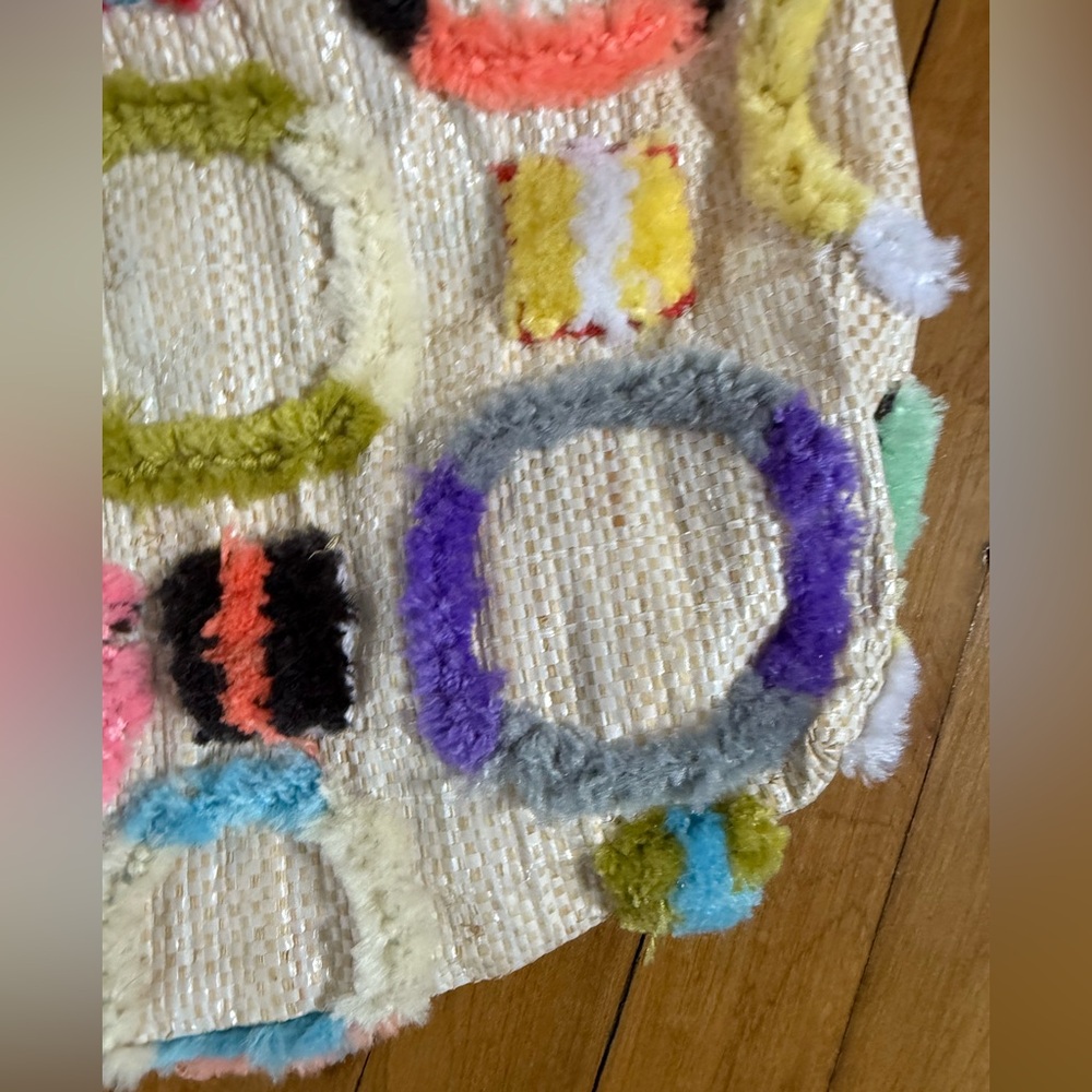 Enshallah Recycled Circle Patchwork Colorful Boho… - image 4